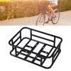 Rear Bike Basket  Rear Basket Rear Bike Basket Iron Waterproof Large Capacity Rustproof  Back Storage Basket Black