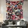 Puella Magi Madoka Magica Wall Tapestry Aesthetic Wall Hanging Printed Fabric Blanket Decorative Tapestries for Bedroom Living Room Home Decor