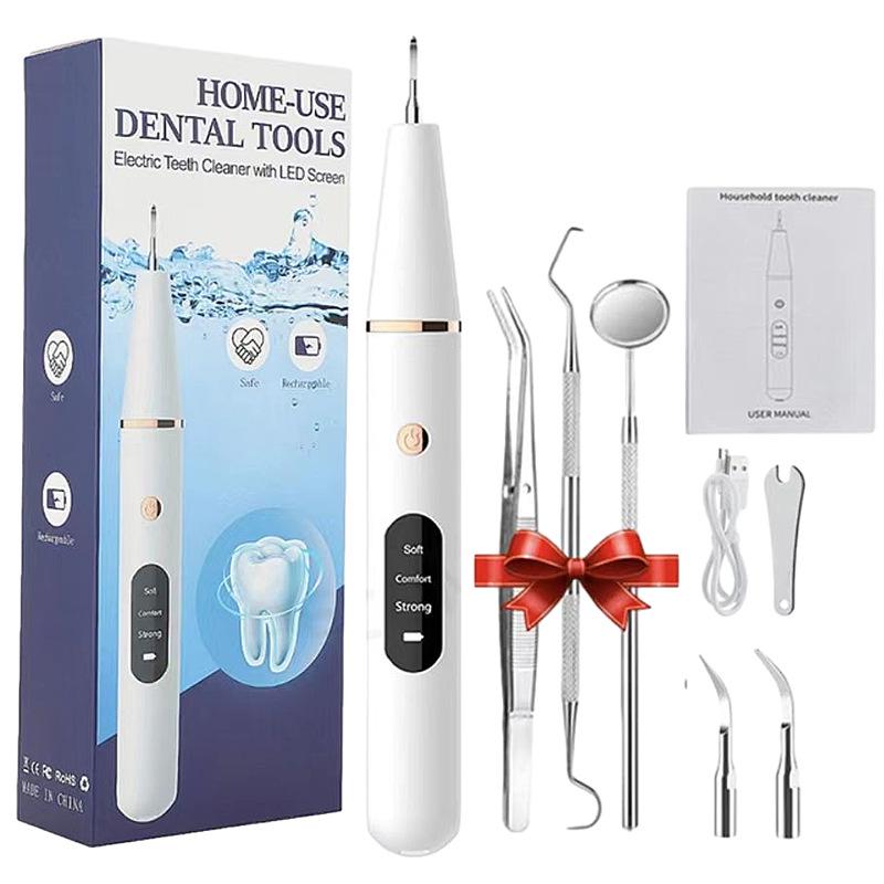 Portable Ultrasonic Water Flosser: Electric Teeth Cleaner & Oral Descaling Device