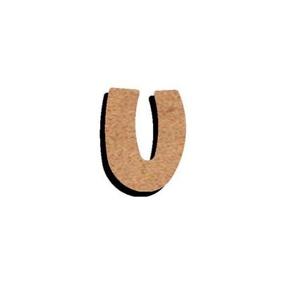 Medium Wood Letter - THE PARTY GIANT - 15 Cm - Brown - Adult - Mixed - Decorative Objects - Handmade
