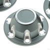 Aluminum Alloy RC Anti-Loose Rim Locking Nuts Replacement for SCX6 JLU 1/6 DIY Model Car Truck Hobby