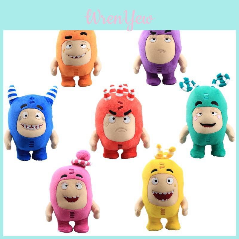 Oddbods Peluche Morbido Coccoloso da 18cm Newt Bubbles Pogo Zee Jeff Fuse Slick Per un Comfort Accogliente