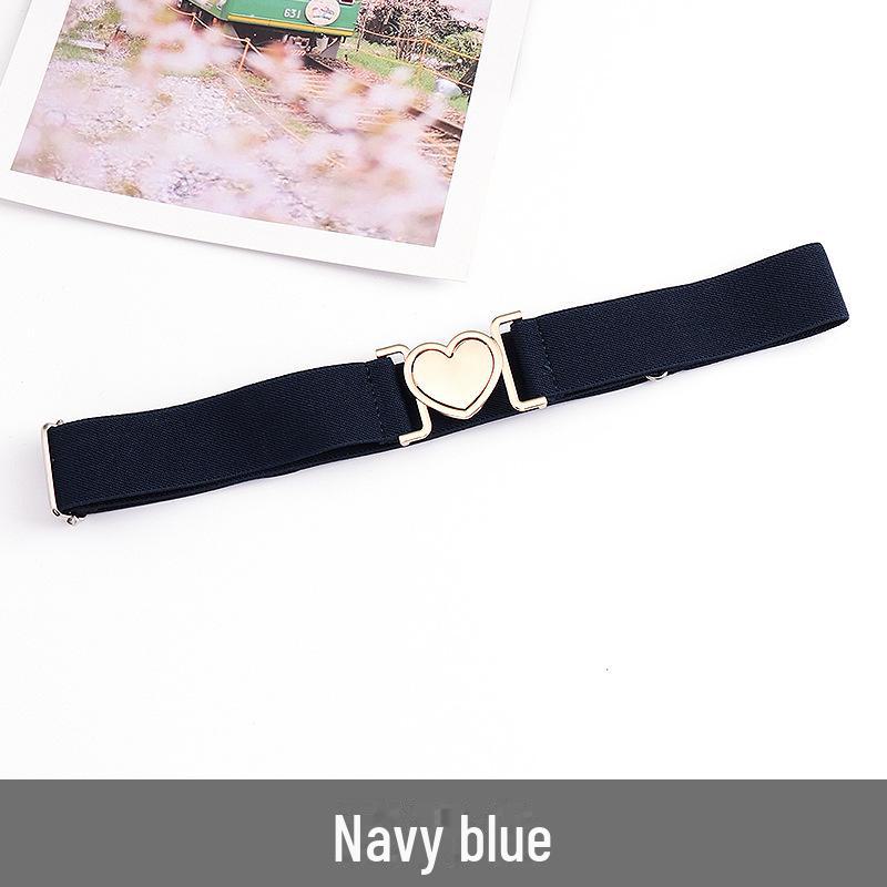 Unisex Adjustable Elastic Braided Canvas Belt with Alloy Buckle