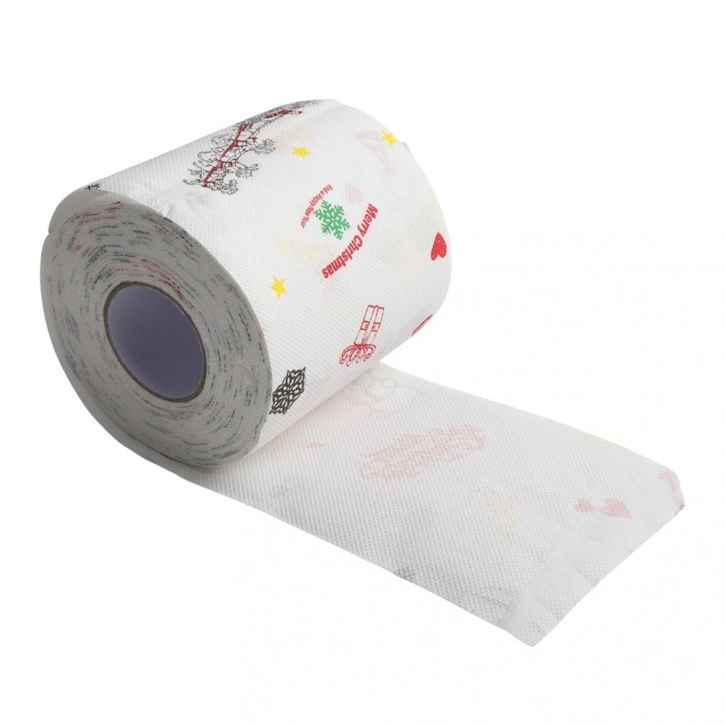Weihnachts-Toilettenpapier Lustiges Toilettenpapier Weihnachtsdeko Papier Badezimmer Spaß
