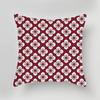 Red Plaid Simple Printed Pillowcase Office Sofa Cushion Cover Luxury Home Decoration Cushion Cover