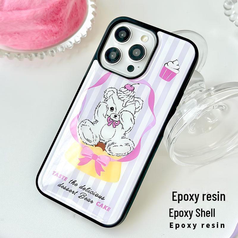

Zhitai Cute Epoxy iPhone Case (12/13/14/15 Pro/Pro Max) iPhone 14 Pro