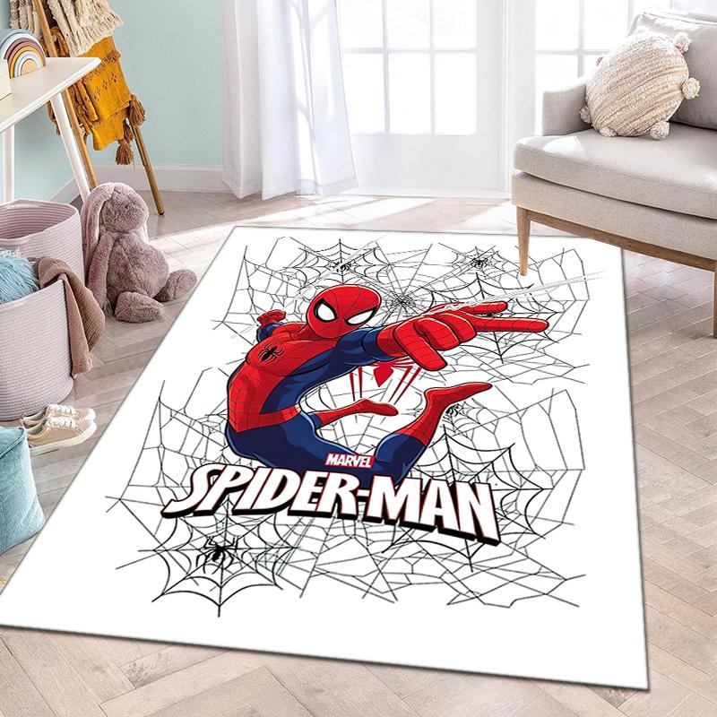 1PC Spider-Man Rug - home decoration Carpet For Living Room Bedroom Flooring Computer Chair Area Rug