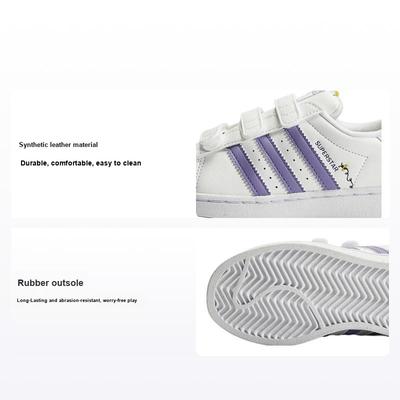 Superstar J Save The Bees Kids Sneakers White Cloud-White Magic-Lilac HP6217