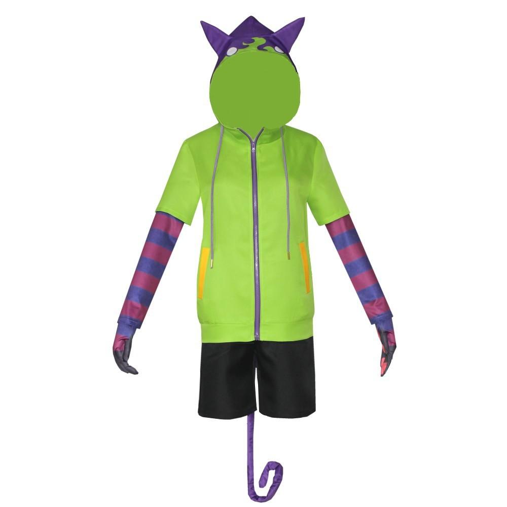 Anime Chinen Miya Cosplay Kostüm SK8 The Infinity Cosplay Uniform Sport Outfit Hoodie Schwanz Handschuhe Perücke Halloween Party Cos