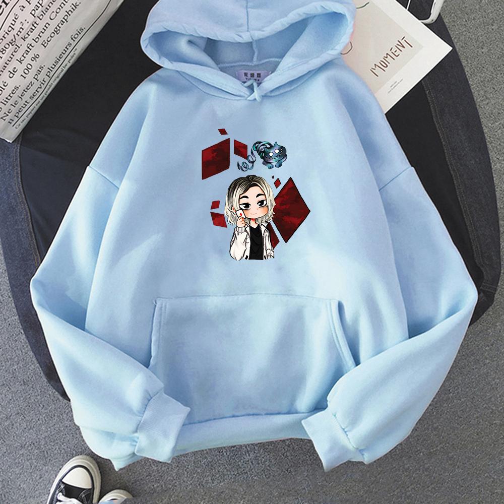 Alice In Borderland Oversized Hoodie MEN Fashion Sense of Design Aesthetic Long-sleeved Sweatshirt Four Seasons Japanese Anime
