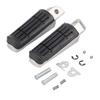 Motorcycle Rear Passenger Footrests Antislip Foot Pegs Replacement for FZ400 FZ600 FZS600 FZS1000