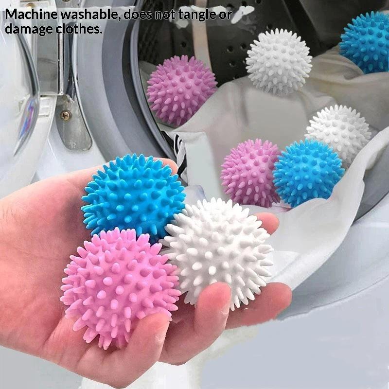 Eco-Friendly Magic Laundry Balls 3/5/12Pcs Anti- Reusable Cleaning Balls Safe for All Fabric Types Washing