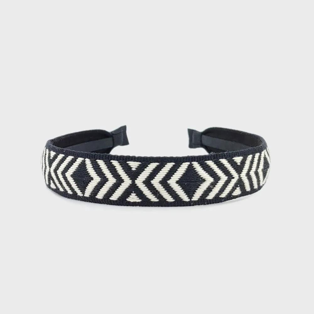 Lara Ethnic Hairband M Black LALAH576 3305788 black