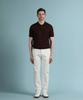 PANICALE Wine Viscose Blend Polo Knit (Type A)
