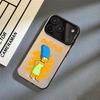 Cute S-SimpsonS Family Phone Case For iPhone 17 16 15 14 13 12 11 Pro Max Air Matte Laser Aurora Shockproof Funda