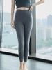 Women's Cashmere-Blend Thick Striped Leggings - Lambswool Knit Base Layer for Autumn and Winter