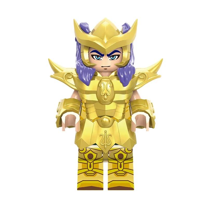 Golden 12 Zodiac Signs Building Blocks