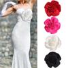 Abendkleid 3D Große Blumenapplikation Handgefertigte Brosche Zubehör Kleiderflicken Brustblume Kleider-Applikationen Nähen
