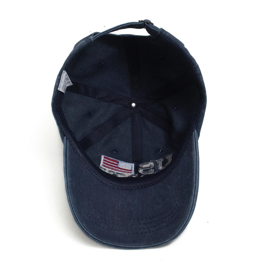Cappellini da Baseball Ricamati con Bandiera USA Cotone Lavato Vintage Cappellino da Papà Uomo Donna Morbido in Cima Cappello da Sole da Esterno Casuale Patriottico Regolabile