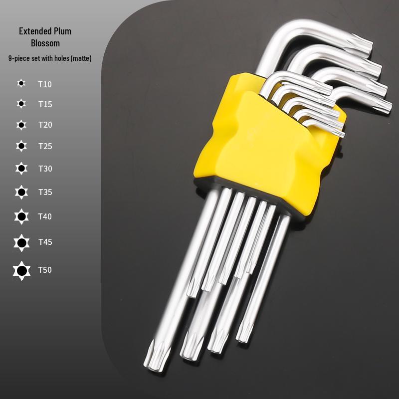 6-Point Torx and Metric Hex Wrench Set
