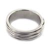 Steel Ring 'Choreography' Silver - 7 Mm