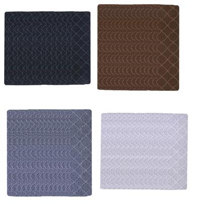 Set Of 15 Soft Polyester Stair Carpets 76x20cm Comfortable Indoor Steps Mats with NonSlip TPE Backing for Safety