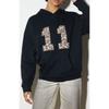American Retro Animal Pattern PS * 11 Black Hoodie Female Autumn and Winter Leisure Easiest for Match Thin Velvet Tops Tide