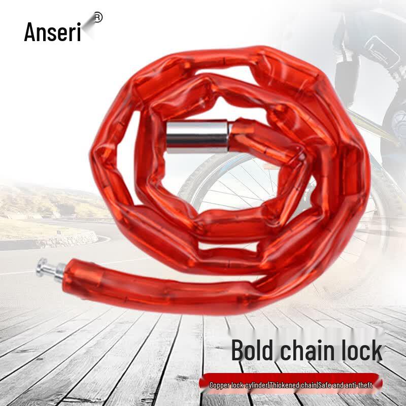 Ancai Rui Heavy-Duty Rubber-Coated Chain Lock
