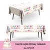 ZISIZ First Birthday Disposable Tablecloth