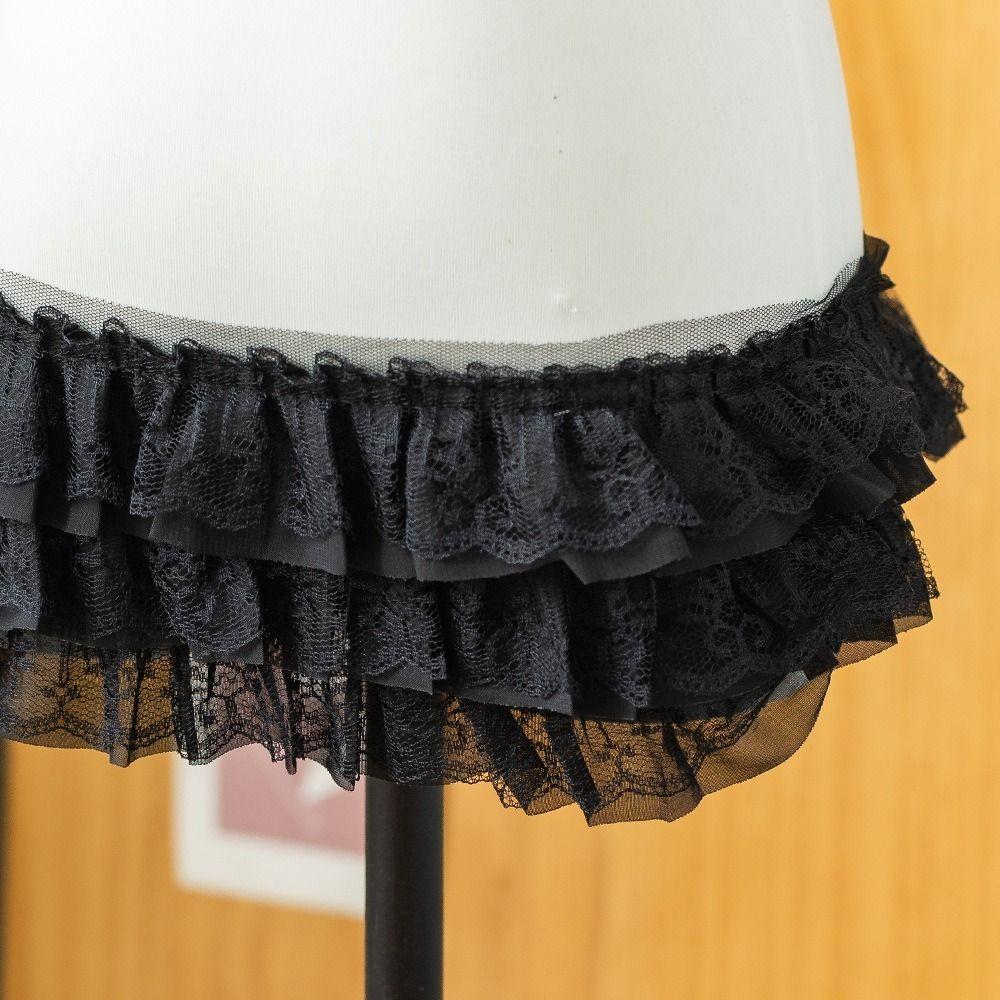 Three Layers Embroidered Ruffle Trim 13CM Wide Ruffled Lace Trims Apparel Collar Sewing Decor DIY