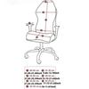 4pcs/1set Spandex Gaming Chair Covers Stretch Office Chair Cover For Computer Chair Covers Customize Chair Cover For Armchair Se