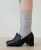 Hillioteu [2Ea 1Set] Heal Sheer Knee Socks_Grey