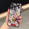 Hot LuffyS Sun God NikaS Plating Phone Case For Samsung S26 S25 S24 S23 S22 S21 S20 FE Note20 Edge Plus Ultra 4G 5G Anti Fall