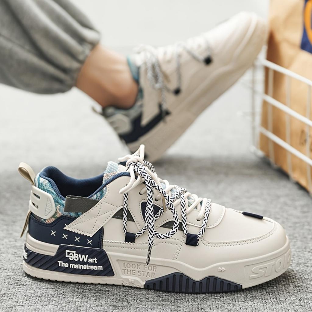 Fashionable Men's Shoes, Comfortable and Breathable Casual Sports Shoes, Thick Sole, Trendy and Versatile, Popular Styles