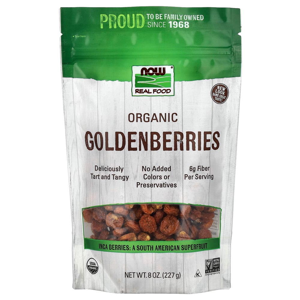 iherb Now Foods Real Food Certified Golden Berries 8 oz (227g) 227g - 1 ea