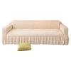 Living Room Straight Row Sofa Cover Skirt Lace Elastic All-Inclusive Integrated Dustproof Anti-Scratching Four Seasons Universal