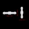 X AUTOHAUX Windshield Washer Hose Connector I Shape Plastic 2-Way Tube Pipe Fitting Splitter Adapter for Car 10pcs White