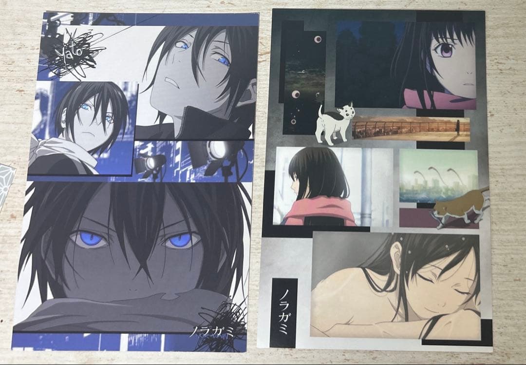 [USED] Noragami Comic Bonus Postcard - Adachitoka - Animate - Yato - Hiyori