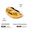Jiedin Europe and the United States exaggerated electroplated metal hair band stainless steel hair accessories hair rope ponytail elastic headrope