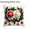 1/4 Kissenbezug 2D Flachdruck 18x18 Zoll modisch klassisch neue Weihnachtsatmosphäre