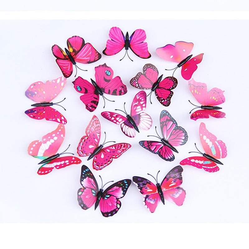 Single Layer Butterfly Wall Decor & Magnetic Fridge Magnets for Home & Garden