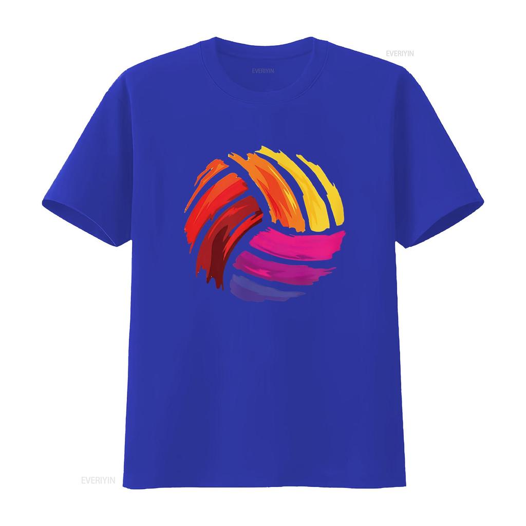 Damen Volleyball T-Shirt vintage gewaschen Unisex Top für den Alltag grafisch Dehnbar Vielseitig Bequem Atmungsaktiv Weich