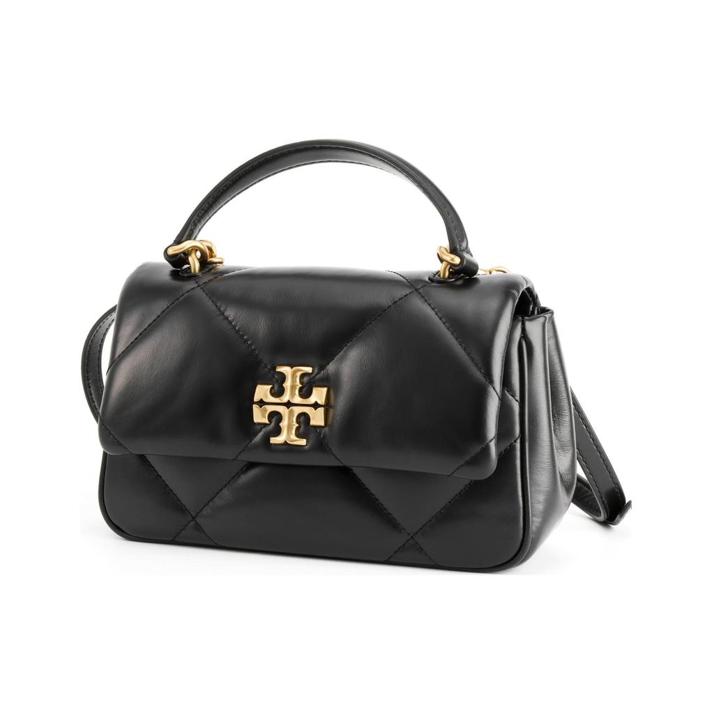 Tory Burch Kira Fashion Casual Brand Logo Flap Closure Handheld Shoulder Crossbody Bag Women Handbags Black 154719-001