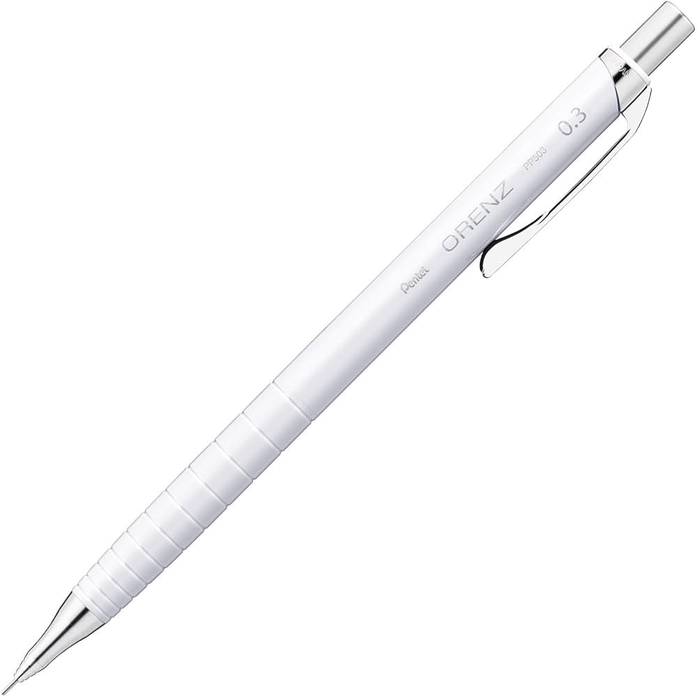 Pentel Mechanical Pencil Orenz 0.3 mm White Shaft XPP503-RW