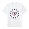 Freedom 250 Graphic Print T Shirts America 250 Years Freedom Pure Cotton Tees Summer O-neck Comfortable Women Men Short Sleeve