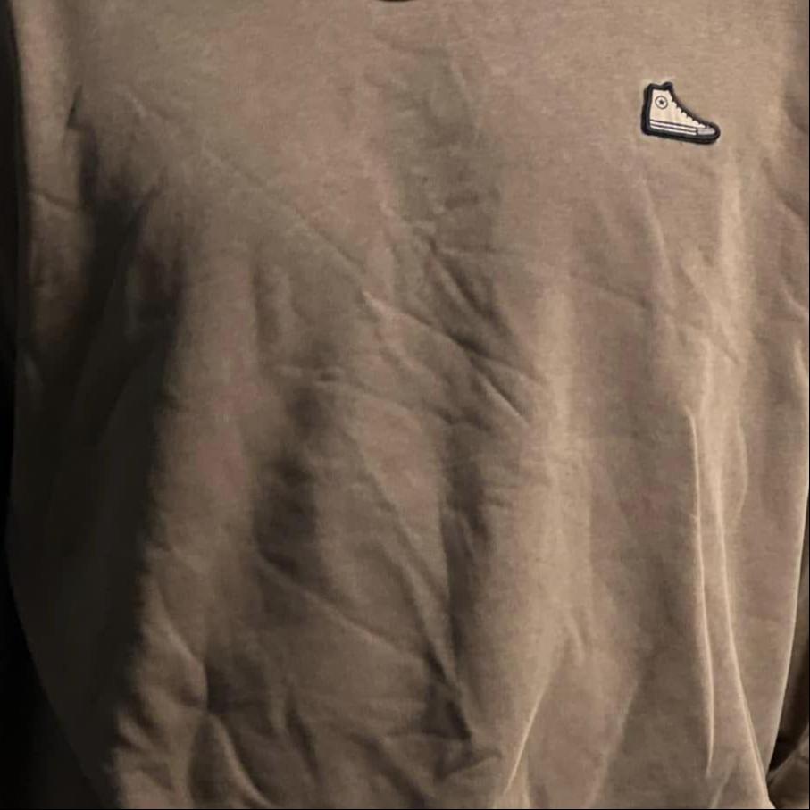 Converse Sweatshirts Unisex Brown Crew Neck Moderate Regular 10024866-A01