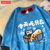 Funny Comic Cat Cotton Womens TShirts Cartoons Prints T Shirts Soft ONeck Oversize Short Sleeve Tops Summer Womans Clothes