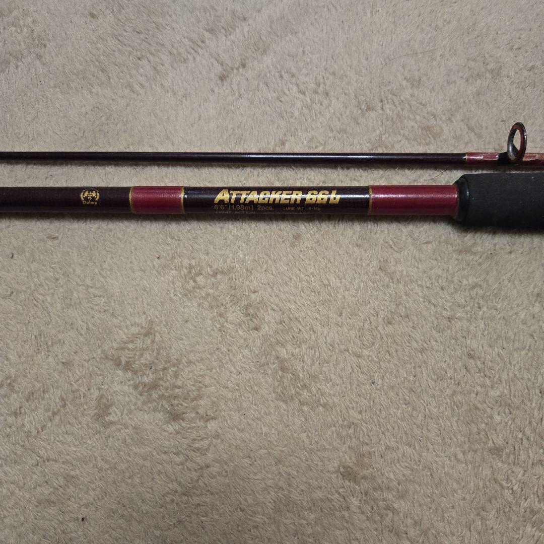 Used Daiwa ATTACKER 66L Boat Rod Shimano Reel Set