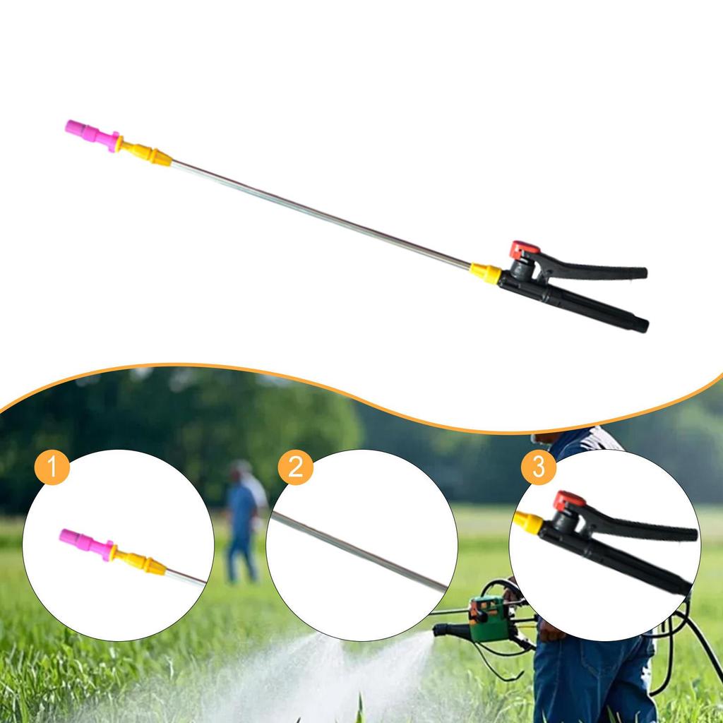 Retractable Spray Pole Garden Accessory 70cm-130cm Extension for Outdoor Use