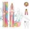 Mini Shavers Razor Portable Electric Hair Remover 2 In 1 Built-in Light Eyebrow Trimmer Hair Removal For Women
